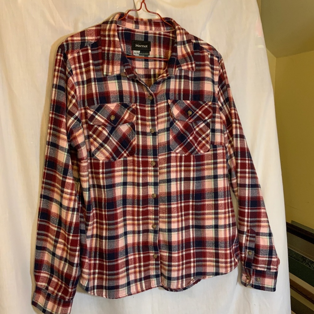 Plaid MARMOT Woman’s Flannel Shirt